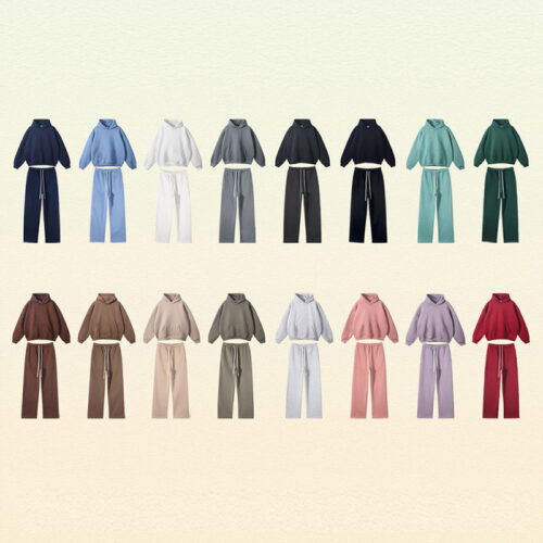 Custom Mens Tracksuit Oversized Hoodie Set - Hoodies &...