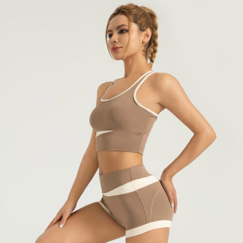 Women Ribbed High Waist Yoga Set - Sportswear - dute.fsxlb...
