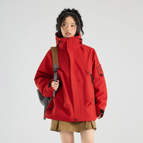 3-in-1 Windproof Waterproof Hooded Jacket - Outdoor Appare...